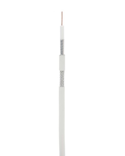 RG-6 CCS, In, PVC (EC-C2-32123A-WT-1). Кабель коаксиальный омедненный. NETLAN в Златоусте