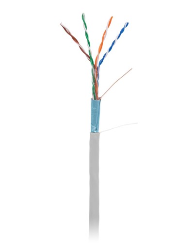 F/UTP 4pair, Cat5e, In, PVC (EC-UF004-5E-PVC-GY). Кабель «витая пара» (LAN) для структурированных систем связи. NETLAN в Златоусте