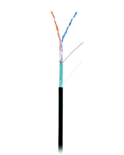 F/UTP 2pair, Cat5, Out, PE (EC-UF002-5-PE-BK). Кабель «витая пара» (LAN) для структурированных систем связи. NETLAN в Златоусте