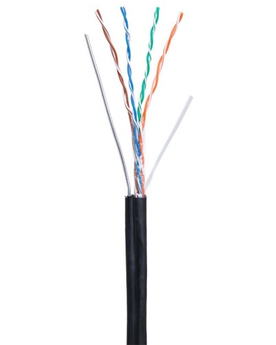 U/UTP 4pair, Cat5e, Out, Sw, PE (EC-UU004-5E-PE-SW-BK). Кабель «витая пара» (LAN) для структурированных систем связи. NETLAN в Златоусте