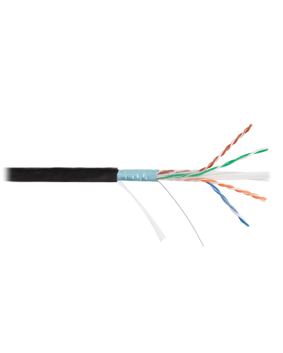 F/UTP 4pair, Cat6, Solid, In/Out, нг(А)-HF (NMC 4240C-BK). Кабель «витая пара» (LAN) для структурированных систем связи. NIKOMAX в Златоусте