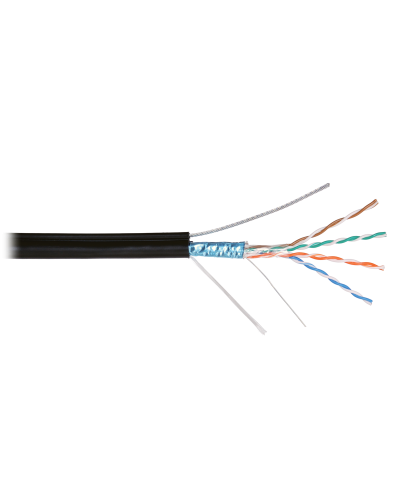 F/UTP 4pair, Cat5e, Solid, Out, SW, PVC (NMC 4905B-BK). Кабель «витая пара» (LAN) для структурированных систем связи. NIKOMAX в Златоусте