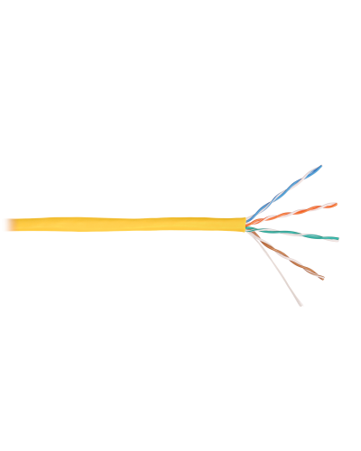 U/UTP 4pair, Cat5e, Solid, In, нг(А)-HF (NMC 9100C-YL). Кабель «витая пара» (LAN) для структурированных систем связи. NIKOMAX в Златоусте