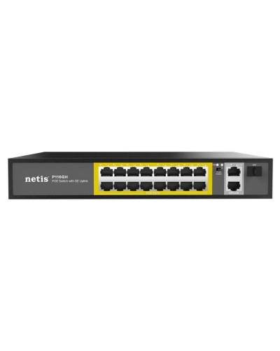 Netis P116GH. Коммутатор сетевой PoE неуправляемый. Netis в Златоусте
