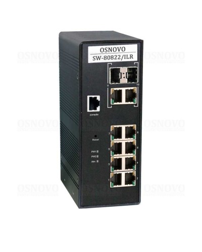 SW-80822/ILR. Коммутатор 10-портовый Gigabit Ethernet с PoE. OSNOVO в Златоусте