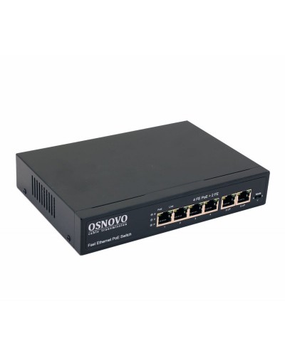 SW-20600(80W). Коммутатор 6-портовый  Fast Ethernet с PoE. OSNOVO в Златоусте