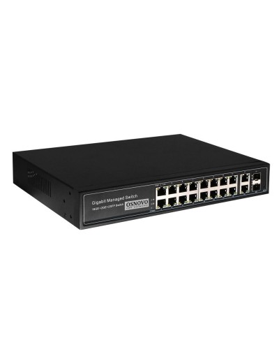 SW-8182/L(300W). Коммутатор 16-портовый  Gigabit Ethernet с PoE. OSNOVO в Златоусте