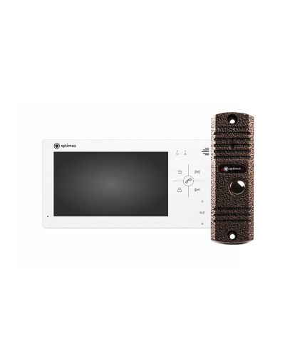 VM-7.0 (w)+ DS-700L (медь). Комплект видеодомофона. Optimus в Златоусте