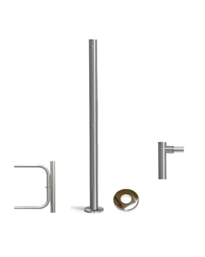 PERCo-BH02 2-15 с крышкой. Стойка с отверстием под стопорный механизм поворотной секции и с 2-мя отверстиями для крепления патрубков на стороне, противоположной створке. PERCo в Златоусте