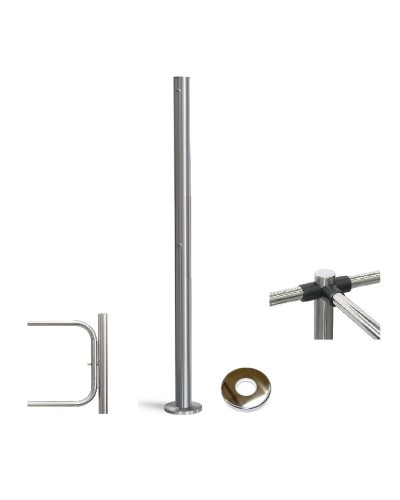 PERCo-BH02 2-16 с крышкой. Стойка с отверстием под стопорный механизм поворотной секции. PERCo в Златоусте