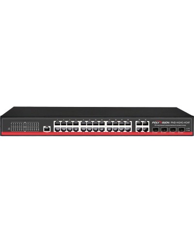 PND-M24G-4G4F. Коммутатор управляемый оптический 28 портовый. Polyvision в Златоусте