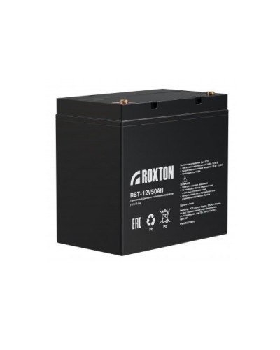 RBT-12V50AH. Аккумулятор герметичный свинцово-кислотный. ROXTON в Златоусте