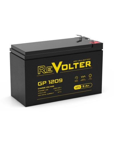 Revolter GP 1209. Аккумулятор автомобильный герметичный свинцово-кислотный. Revolter в Златоусте