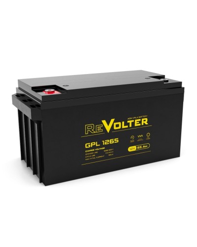 Revolter GPL 1265. Аккумулятор автомобильный герметичный свинцово-кислотный. Revolter в Златоусте