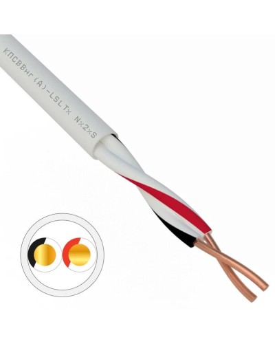 КПСВВнг(А)-LSLTx 1х2х0,5 REXANT (01-4870). Кабель для систем передачи данных пониженной пожароопасности c низким дымо- и газовыделением, с низкой токсичностью продуктов горения. Rexant в Златоусте