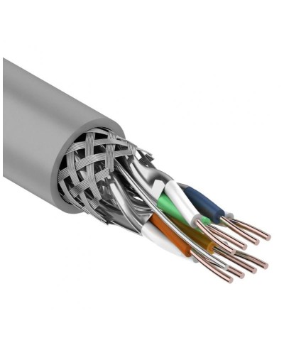 S/FTP, CAT 7, PVC, 4PR, 23AWG, INDOOR, SOLID, серый, 305 м, REXANT (01-0542). Кабель «витая пара» (LAN) для структурированных систем связи. Rexant в Златоусте