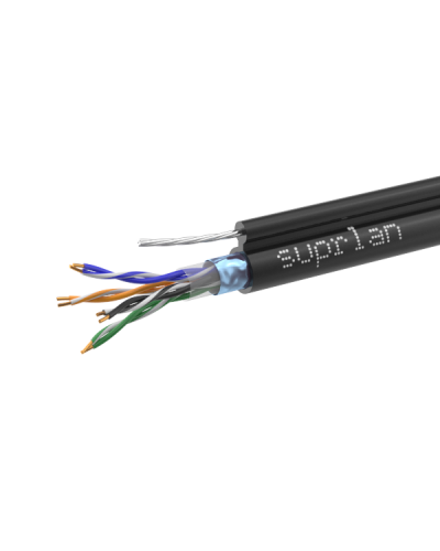 FTP Cat.5e 4x2xAWG24 Cu PE Outdoor T-FG8 (трос) Standard (01-1026-1). Кабель «витая пара» (LAN) для структурированных систем связи. SUPRLAN в Златоусте