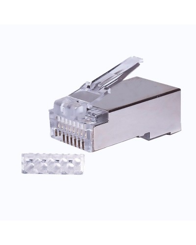 Коннекторы 8P8C FTP Cat.6 3U (RJ-45) (100шт) (10-0202). Разъем RJ-45. SUPRLAN в Златоусте