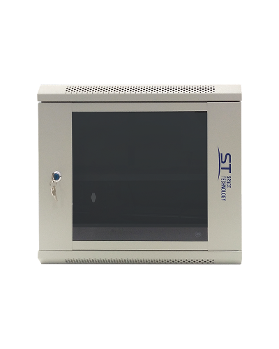 ST-NC9U600 (серый) С ПОЛКОЙ. Шкаф телекоммуникационный 19 настенный 9U. Space Technology в Златоусте