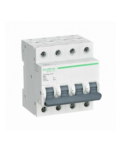 City9 Set 4P 6А 4.5kA С (C9F34406). Автоматический выключатель. Systeme Electric в Златоусте