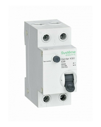 City9 Set 1P+N С 25А 4.5kA 30мА A 230В (C9D55625). Автоматический выключатель дифференциального тока. Systeme Electric в Златоусте