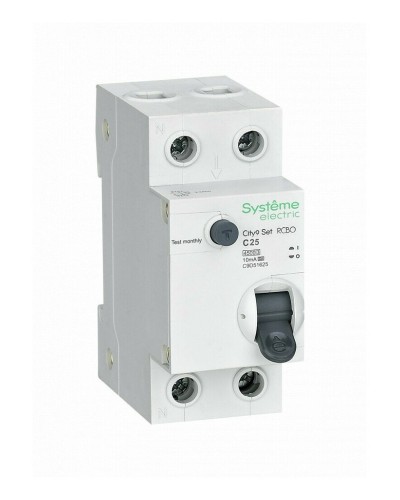 City9 Set 1P+N С 25А 4.5kA 10мА A 230В (C9D51625). Автоматический выключатель дифференциального тока. Systeme Electric в Златоусте