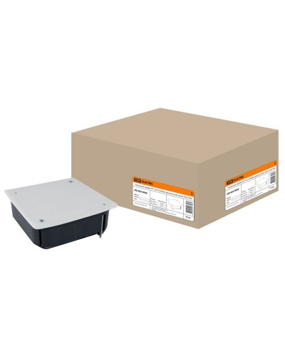 Распаячная коробка СП 115х115х45мм, крышка, метал. лапки, IP20, TDM (SQ1403-0008). Распаячная коробка СП. TDM ЕLECTRIC в Златоусте