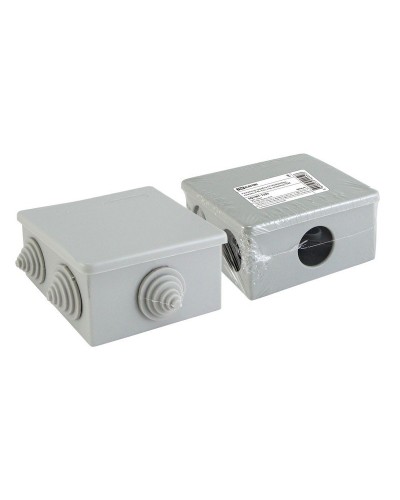 Распаячная коробка ОП 80х80х40мм, крышка, IP44, 6 вх. TDM (SQ1401-1235). Распаячная коробка ОП. TDM ЕLECTRIC в Златоусте