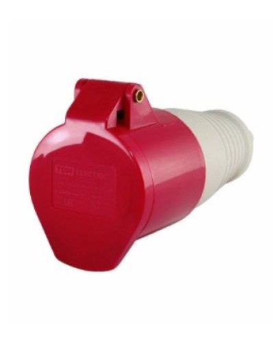 Розетка 214 переносная 3Р+РЕ 16А 380В IP44 (SQ0603-0011). Розетка. TDM ЕLECTRIC в Златоусте
