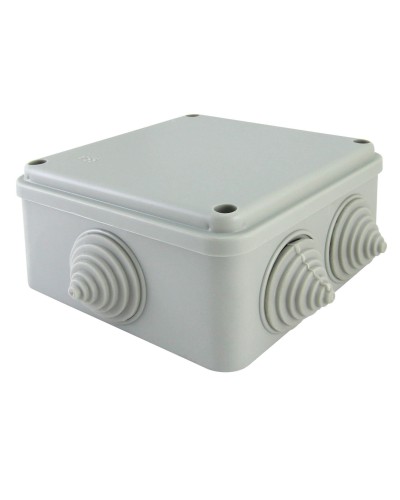Коробка ОП 100х100х50мм, крышка на винтах, IP55, 6 вх. (SQ1401-1234). Распаячная коробка. TDM ЕLECTRIC в Златоусте