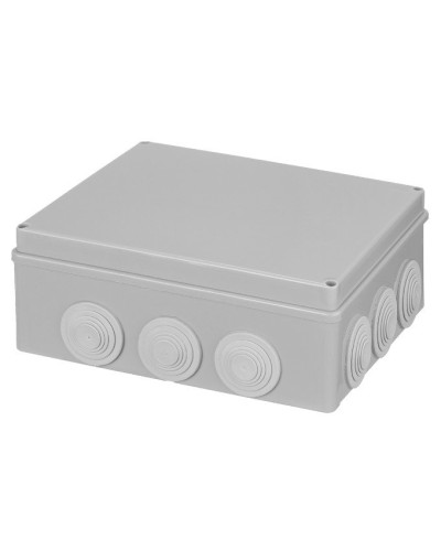 Распаячная коробка ОП 240х190х90мм, крышка, IP55, 12 гермовводов TDM (SQ1401-1143). Распаячная коробка ОП. TDM ЕLECTRIC в Златоусте