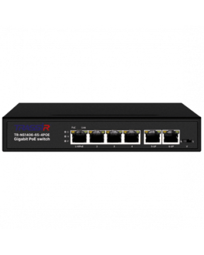 TR-NS1406-65-4POE. Коммутатор с PoE. Trassir в Златоусте