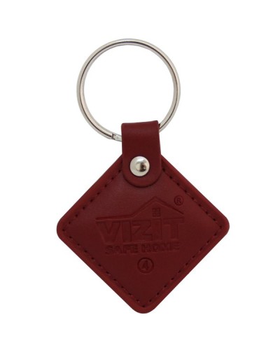 VIZIT-RF2.2 (Red). Брелок proximity кожаный. VIZIT в Златоусте