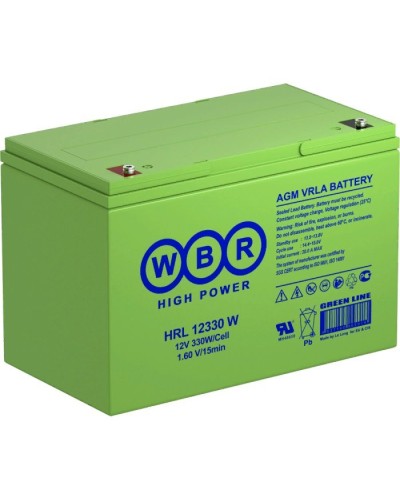WBR HRL12330W. Аккумулятор герметичный свинцово-кислотный. WBR в Златоусте