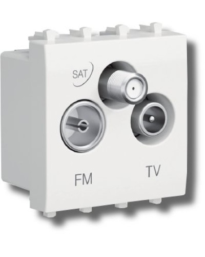 Розетка TV-FM-SAT Avanti 1 модуль черный квадрат (4402532): Розетка TV-FM-SAT в Златоусте
