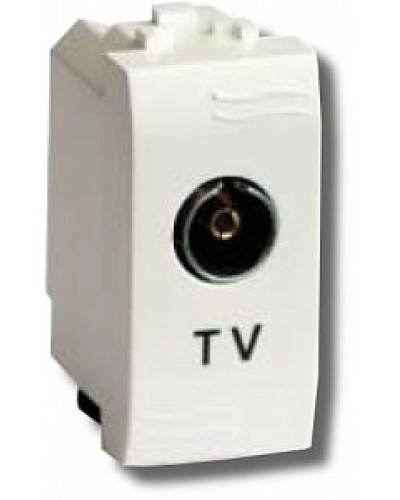 Розетка TV проходная Brava 1 модуль слоновая кость (75581S): Розетка TV в Златоусте