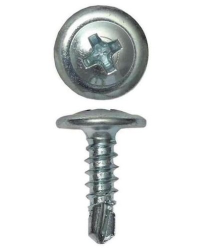 Саморез с пресс-шайбой 4.2х51 со сверлом (100 шт) (CM274051). Саморез с пресс-шайбой. ДКС в Златоусте