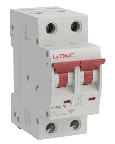 YON max MD63N 2P 10А 6кА C (MD63N-2PC10). Автоматический выключатель. ДКС в Златоусте
