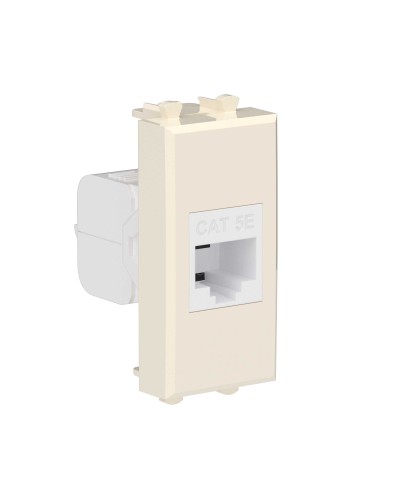 Розетка RJ-45, кат.5E, Avanti, 1 модуль, ванильная дымка (4405661): Розетка компьютерная модульная в Златоусте