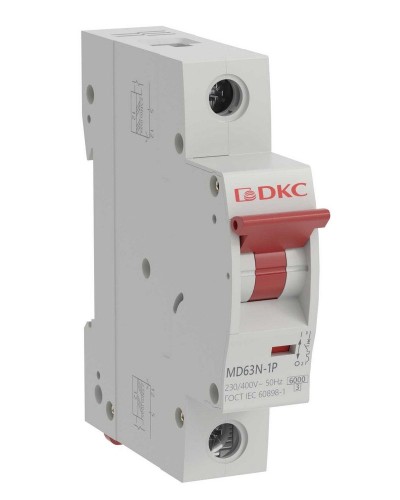 YON max MD63N 1P 20А 6кА C (MD63N-1PC20). Автоматический выключатель. ДКС в Златоусте