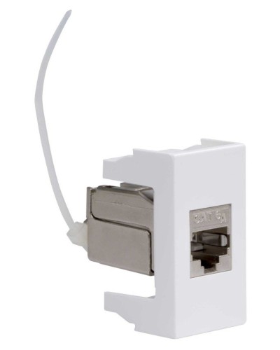 Розетка RJ-45 Viva 1 модуль кат.6A белая (45078). Розетка компьютерная экранированная с одним разъёмом. ДКС в Златоусте