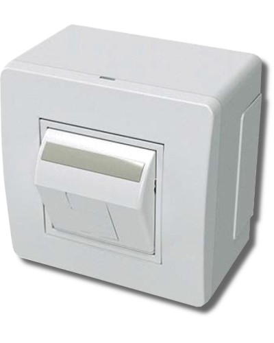 Коробка в сборе с 1 розеткой RJ45, кат.5е, белая (10665): Коробка в сборе в Златоусте