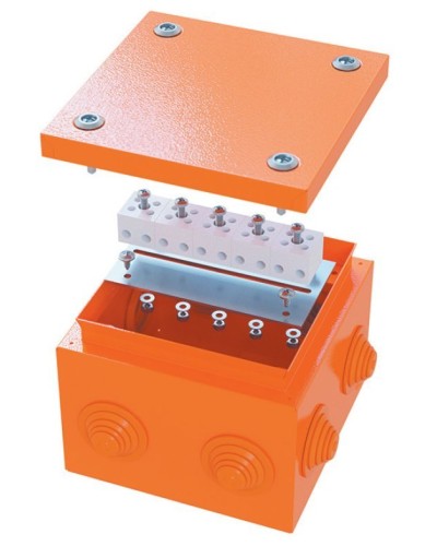 Коробка FS 150х150х80 5P (FSB30510): Коробка ответвительная огнестойкая стальная в Златоусте