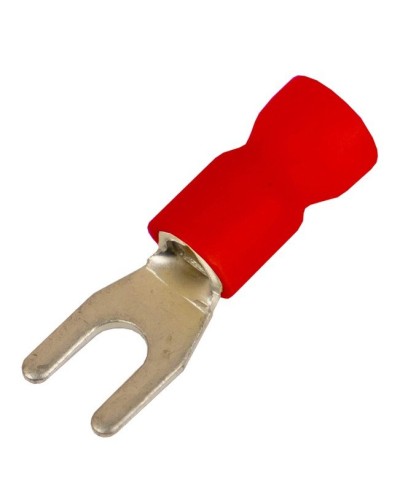 Наконечник вилочный НВИ 0,25-1,5 М3,5 (D3,7мм) (100 шт) (2A135P-EE-PVC). Наконечник вилочный с изолированным фланцем ПВХ. ДКС в Златоусте