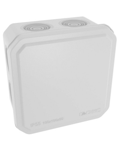 Коробка ответвительная с кабельными вводами IP55, 100х100х50 (53800). Коробка ответвительная. ДКС в Златоусте