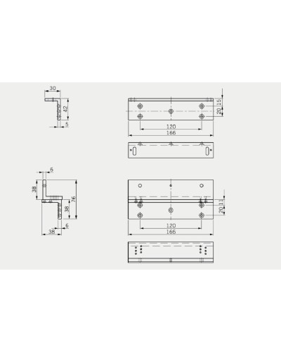 L+Z кронштейн для EMC 1200 ALH. L+Z кронштейн для EMC 1200 ALH. dormakaba в Златоусте