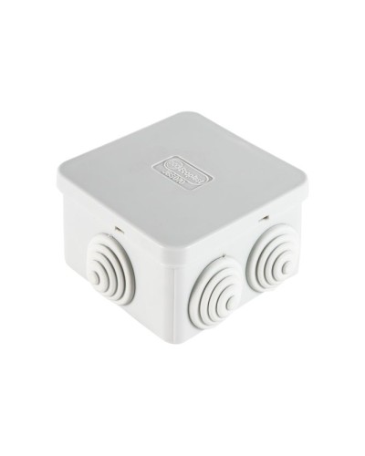 Коробка JBS070 70х70х40, 6 вых., IP44, серая (44056). Коробка монтажная. Экопласт в Златоусте