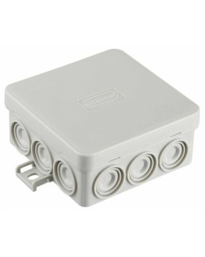 Коробка JBL085 85х85х38, 12 вых., 4P (0,15...6мм²) серая (43755HF-GR). Коробка монтажная, огнестойкая, без галогена. Экопласт в Златоусте
