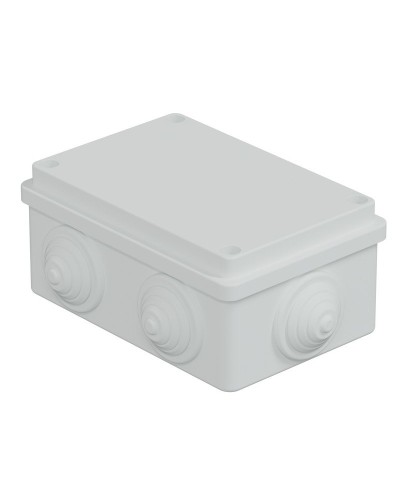 Коробка JBS120 120х80х50, 6 вых., IP55, белая (44008W-1). Коробка монтажная. Экопласт в Златоусте