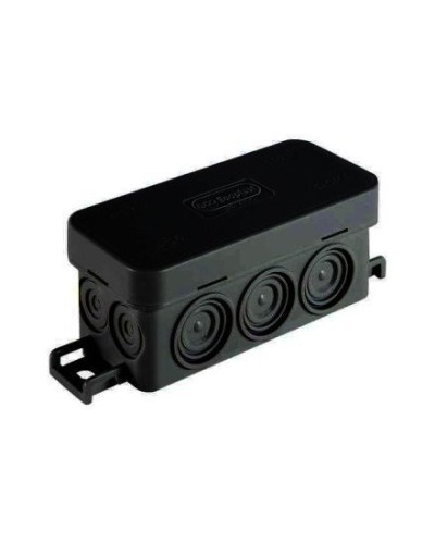 Коробка JBL090 90х42х40, 10 вых., IP55, черная (44055BL-1). Коробка монтажная. Экопласт в Златоусте